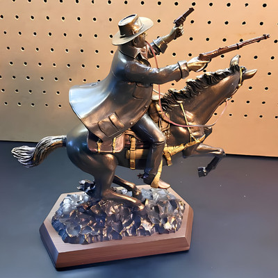 John Wayne Heroic Charge Sculpture