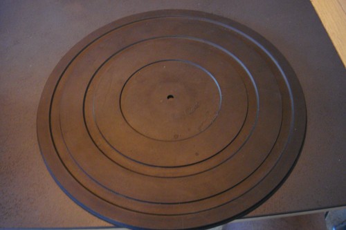 Plaque aluminium facade THORENS TD 115 S, platine vinyle