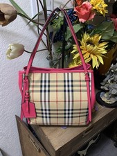 borsa burberry rosa