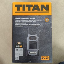 Titan Site Radio TTI918RDI 18V Li-Ion TXP DAB/FM Bluetooth - Bare unit