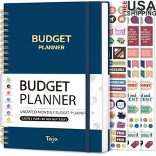 Budget Planner 2025 Financial Organizer Expense Tracker Savings Goals Guidebook