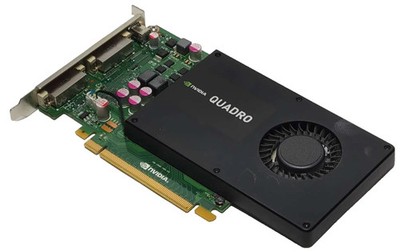 NVIDIA Quadro K2000D 2GB GDDR5 High Profile Graphics Card - 2x DVI - 1x Mini DP