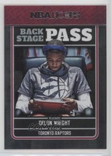 2017-18 Panini NBA Hoops Back Stage Pass Delon Wright #5 x1r