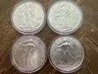 Lot Of 4 - 2026 American Silver Eagles - Brilliant Uncirculated & Encapsulated