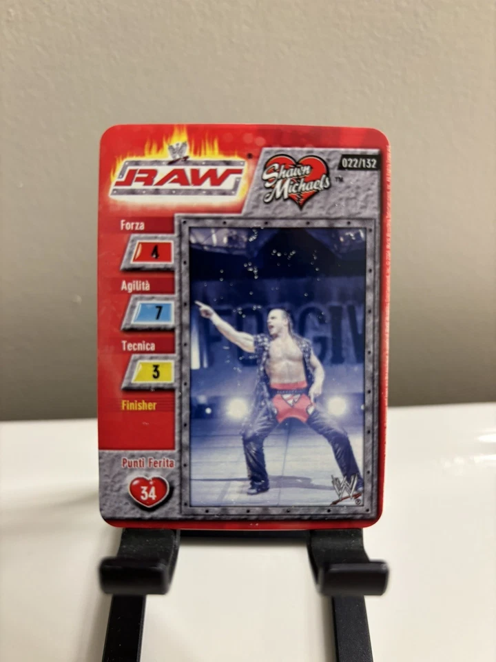 2004 特斯拉 WWE Raw #022/132 Shawn Michaels 意大利金箔 — 第 2/3 张图片