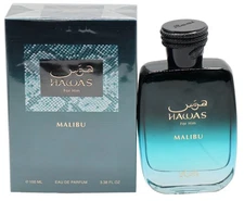 Hawas Malibu by Rasasi Eau De Parfum Spray for Men 3.38/3.4 oz / New In Box