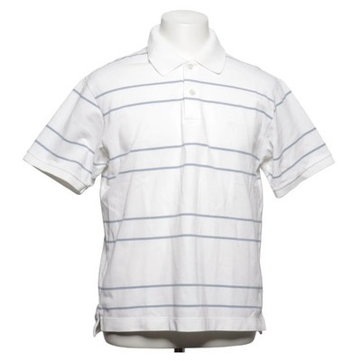 JW Anderson x Uniqlo, Poloshirt, Größe: L, Weiß/Blau, Baumwolle/Polyester #Z6f