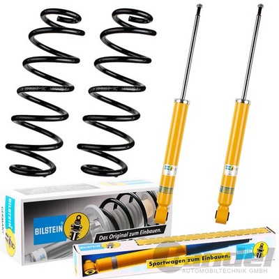 2x BILSTEIN B6 STOSSDÄMPFER+FEDERN HINTEN passend für SKODA OCTAVIA II 1Z3
