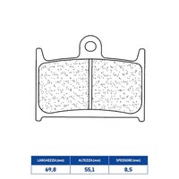 Set BeläGe Bremse CL Brakes 2246C60 Suzuki 250 Rgv Gamma 88/88