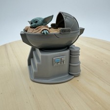 Star Wars Mandalorian The Child Baby Yoda Bluetooth Speaker Works Tested Grey