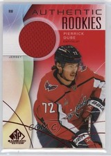 2024 Upper Deck SP Game Used Authentic Rookies Red Jersey Pierrick Dube #221 6o3