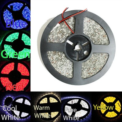 5M 16.4ft 5050 SMD 300 LED Waterproof Strip Lighting 12V FLEXIBLE 7 color Diy