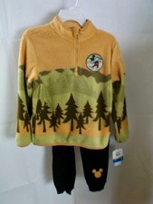 BOYS' MICKEY MOUSE 2 PIECE SET - PANTS  TOP - SIZE 7- NEW WITH TAGS