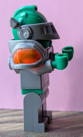 Lego Aaron 70325 Flat Silver Visor Nexo Knights Minifigure