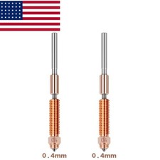 1/2 0.4mm Nozzle Quick-Swap Nozzle for Creality K1 / K1 Max 3D Printer Parts US