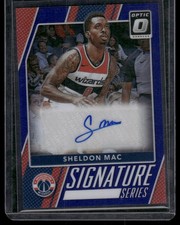 2017-18 Donruss Optic #43 Sheldon Mac Signature Series Purple