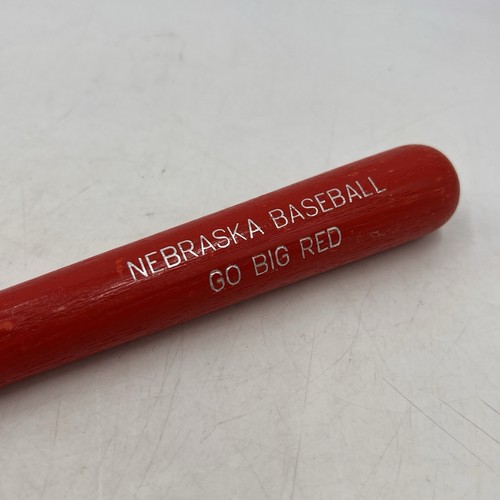 Vintage Nebraska Huskers 16" Mini Souvenir Wooden Baseball Bat Bat Giveaway - Picture 3 of 8