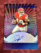 ‼️2024 Panini Illusions Tony Richardson Auto #62/75 Kansas City Chiefs Football