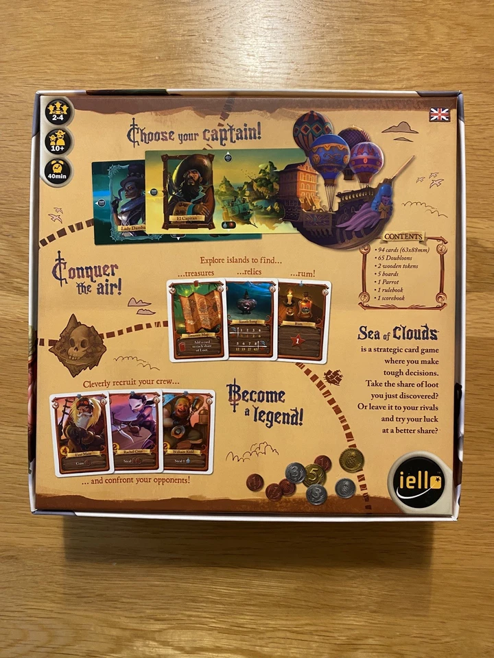 Sea Of Clouds Board Game. Great condition. Punched but unplayed. - Image 3 of 3