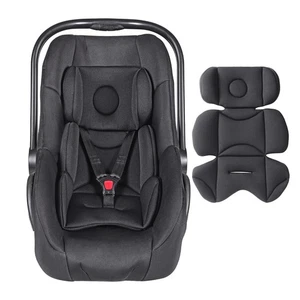 Infant Car Seat Insert – Thickened, Breathable & Fold-Go Baby Head & Body Sup...
