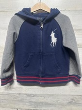 Polo Ralph Lauren Big Pony Hooded Jacket - Boys Size 4/4t - Very Good Used Condi