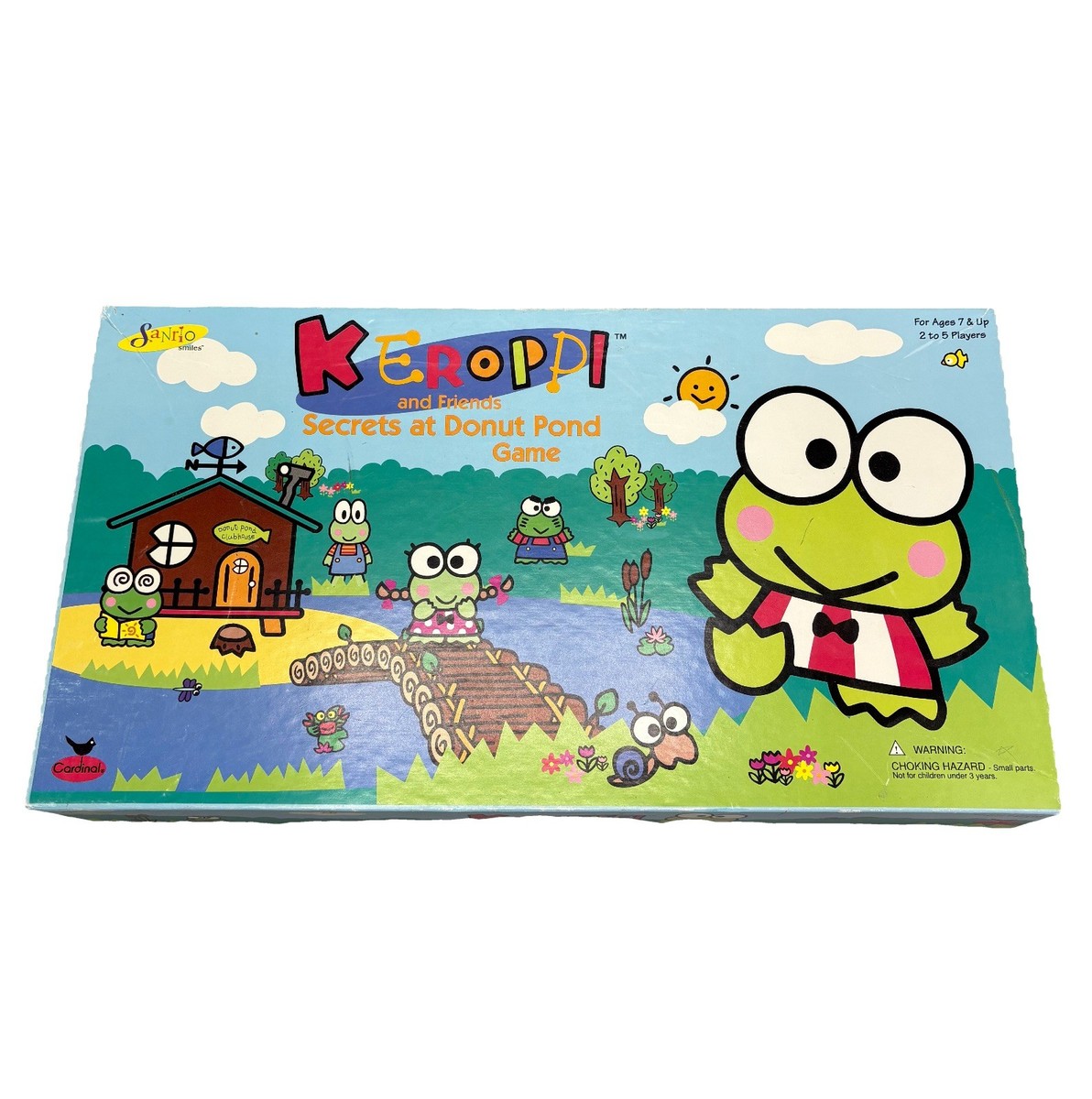 Vintage Sanrio Keroppi And Friends Secret At Donut Pond Board Game