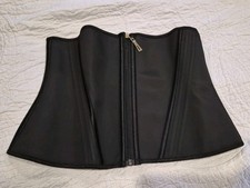 Women Latex Rubber Trainer Corset Size XL New