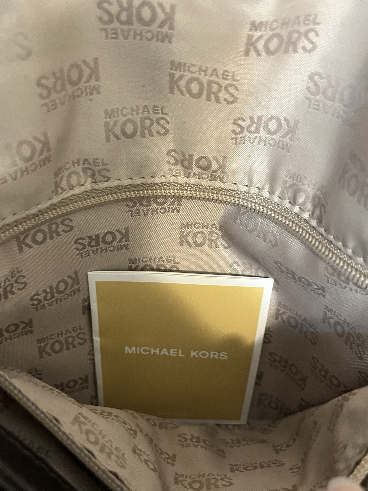 MICHAEL KORS Bedford Embossed Python Brown Suede … - image 13