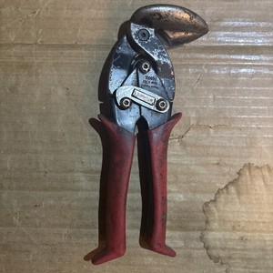 MIDWEST Aviation Snip,Left Cut Upright Tin Cutting Shears Forged Blade