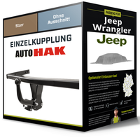 Starre AnhäNgerkupplung für Jeep Wrangler 08.1996-12.2008 Typ TJ Auto Hak NEU