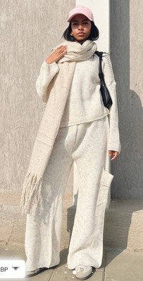 Grobstrick Tweed Fäden Cargo Set