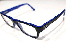 Ray Ban RB5268 5179 Small Black Blue Square Eyeglasses Frames 48-17 135