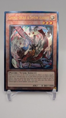 Ghost Ogre & Snow Rabbit (Alternate Art) Prismatic Ultimate Rare  RA02-EN009 NM