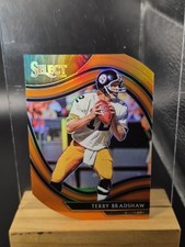 2020 Select TERRY BRADSHAW Field Level Orange Die Cut Prizm Steelers Free Ship