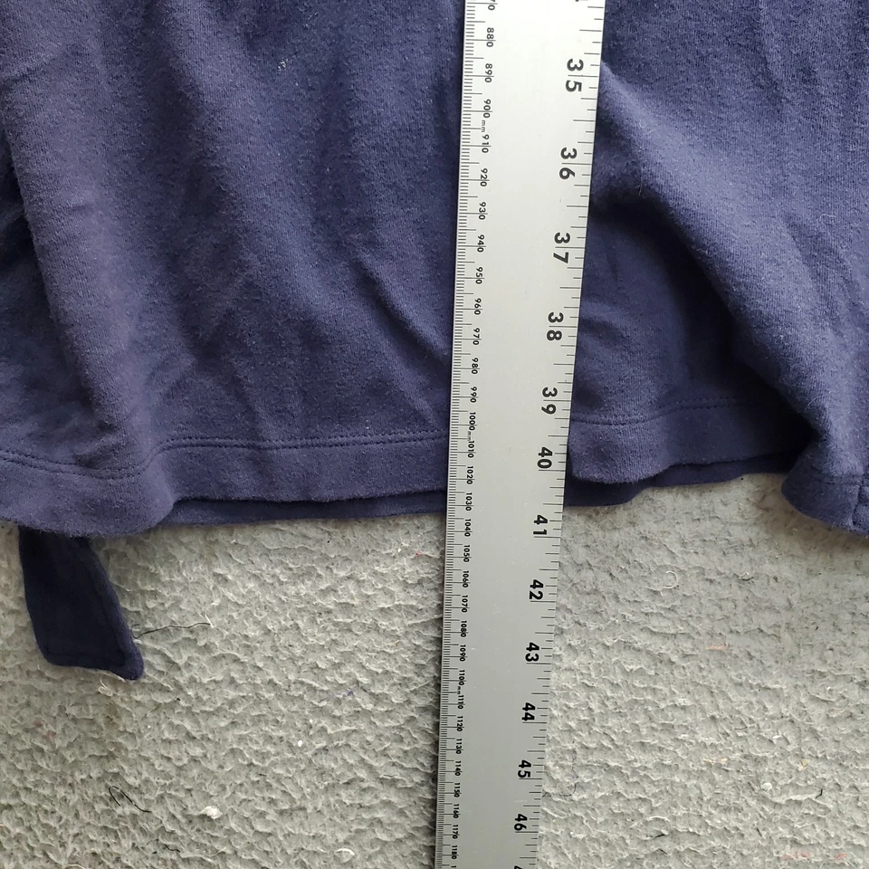 Bata Lauren Ralph Lauren Essentials para mujer 3X azul marino Hartford salón chal cuello Foto 4 de 4