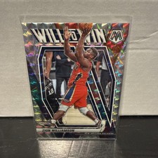 2020-21 Panini Mosaic #13 Zion Williamson Will to Win Mosaic New Orleans Pelican