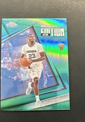 2026 Topps Chrome Cedric Coward New Edition Aqua Rookie /199