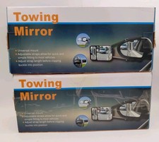 2 -pack Black Towing Mirror Clip On Universal Mirrors Fast Shipping 2 -pack Black Towing Mirror Clip On Universal Mirrors Fast Shipping