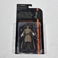 Star Wars The Black Series  19 MACE WINDU Action Figure   Orange Line 3.75  NIB