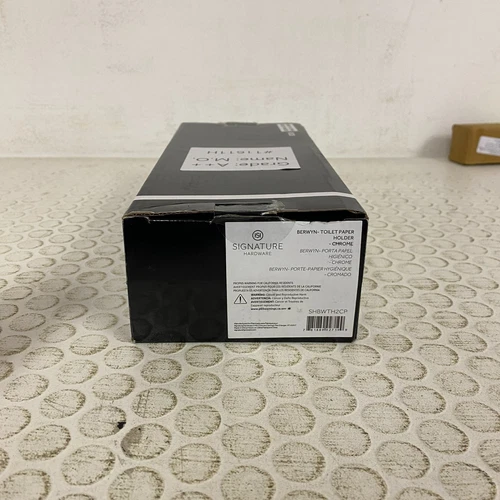 Signature Hardware Berwyn Toilet Paper Holder Chrome Finish - Picture 3 of 5