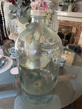 Carboy Demijohn large  vintage glass bottle 