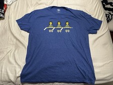 Hanson Brothers shirt Slapshot Charlestown Chiefs Hockey NHL Goon Puck Stick