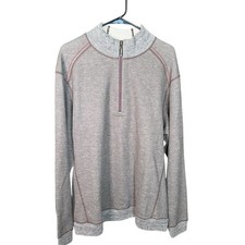 Tommy Bahama Men's Flipshore Brown 1/2 Zip Sweater XXL