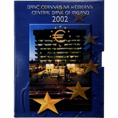 Irlande, 1 Cent to 2 Euro, euro set, 2002, Central Bank of Ireland, FDC - Photo 1/2