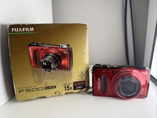 FUJIFILM FinePix F500EXR digital camera Red - TESTED EXCELLENT