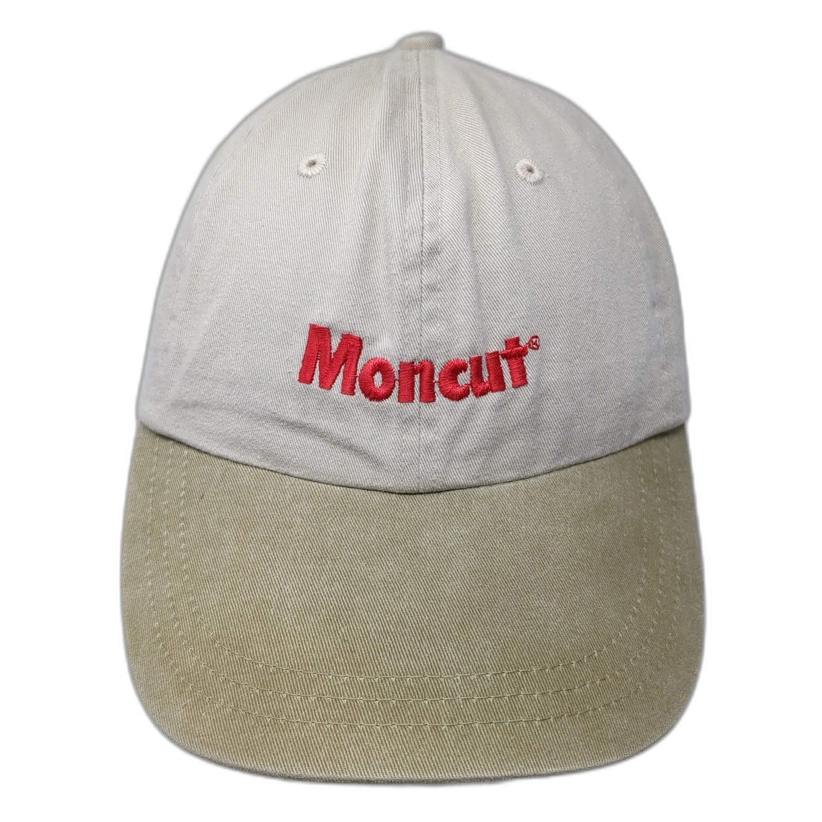 Moncut Slideback Baseball Cap Beige One Size Adjustable 6 Panel Falcon Headwear