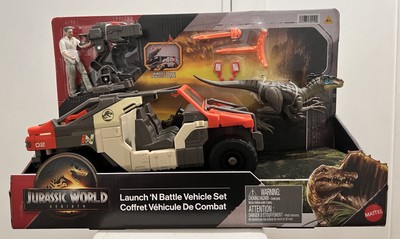Jurassic World Rebirth Launch N Battle vehicle set | eBay