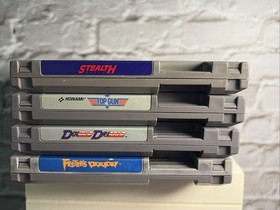 LOTE Nintendo NES - Top Gun, Festers Quest, Stealth & Double Dribble - T&W