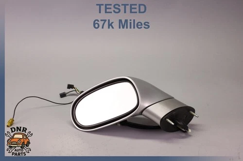 05-13 CHEVROLET CORVETTE C6 Silver Driver Left Side View Door Mirror TESTED 67k