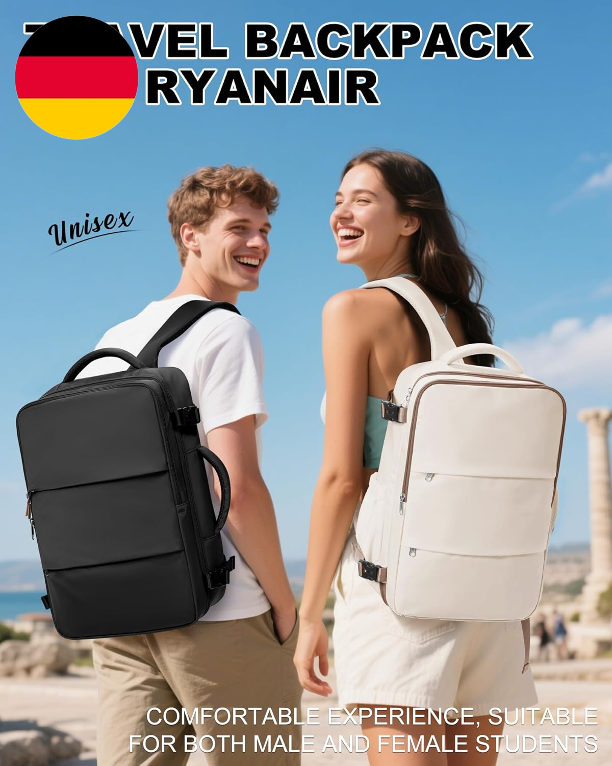Rucksack Handgepäck Vakuum Suradar Vakuum Rucksack Produktbild-Vorschau 9